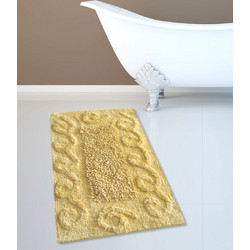 Πατάκι Μπάνιου 45x70 San Lorentzo BM-82 Spiral Loop Lemon