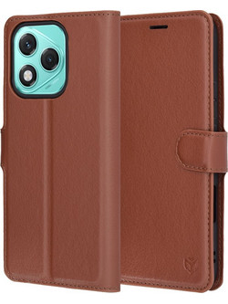 Techsuit Leather Folio Θήκη (Honor 400 Lite) Brown