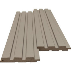 MDF PANEL ΜΕ 3D ΠΗΧΑΚΙΑ 506090 BEAT DL 16/119/2750mm SAND GREY NewPlan