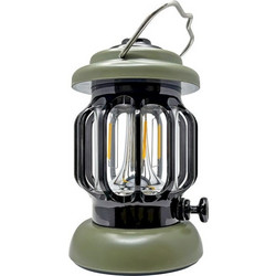 Επαναφορτιζόμενος LED Φακός φανάρι 3W 16SM LED + 3W FILLAMENT