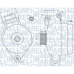 Magneti Marelli Γεννήτρια - 063731925010