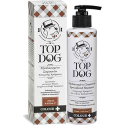 Σαμπουάν Σκύλου για Σκούρο Τρίχωμα της TOP DOG, Color Plus 250 ml
