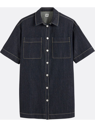Κοντό φόρεμα από denim - Signature SARA