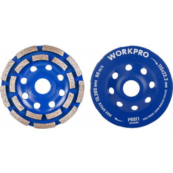 ΔΙΣΚΟΙ ΔΙΑΜΑΝΤΙ ΛΕΙΑΝΣΗΣ 125 mm WP405209 WORKPRO (PROFI) (ΚΑΡΤΕΛΑ)
