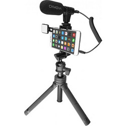 CKMOVA MST2 Mini Extensible Tripod with Video Mic for Smartphon & Camera
