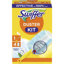 Swiffer Λαβή & 4 Ανταλλακτικά Πανάκια Clean & Fresh
