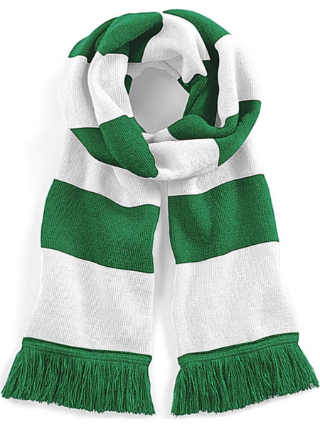 Κασκολ Διχρωμο Stadium Beechfield B479 Kelly Green/White