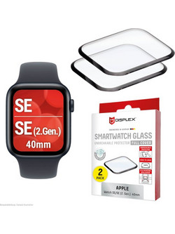 DISPLEX FC GLASS FOR APPLE WATCH SE(2) 40mm black (2pack)