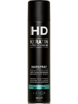 Farcom Keratin B5 Extra Strong Hold Λακ Μαλλιών Πολύ Δυνατό Κράτημα 300ml