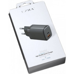 Ezra Φορτιστής Χωρίς Καλώδιο με Θύρα USB-A & USB-C 20W White HC60