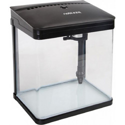 Nobleza Fishtank Ενυδρείο Ψαριών με Φωτισμό & Φίλτρο 14lt Μαύρο