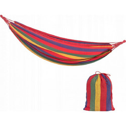 Διπλή Αιώρα Υφασμάτινη Πολύχρωμη - Double Camping Hammock