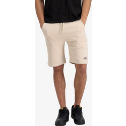 Alpha Industries Basic Αθλητική Ανδρική Βερμούδα Μπεζ 116363-578