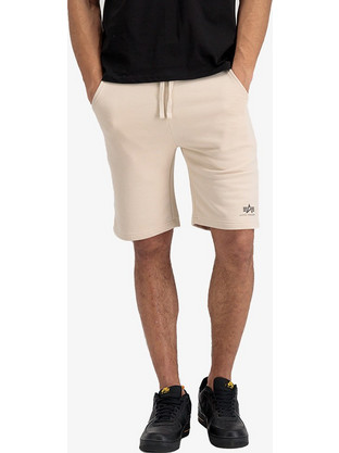 Alpha Industries Basic Αθλητική Ανδρική Βερμούδα Μπεζ 116363-578