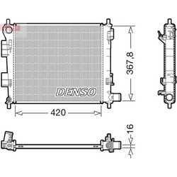 Denso Ψυγείο, Ψύξη Κινητήρα - DRM41025