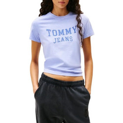 Γυναικείο T-shirt Μωβ Tommy Jeans DW0DW21966-C5Z