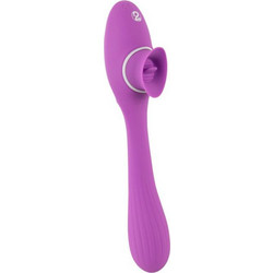 You2Toys 2 Function Bendable Κλειτοριδικός Δονητής 22cm Μωβ