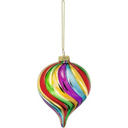 Χριστουγεννιάτικο Στολίδι Rainbow Twist 10x8x8cm