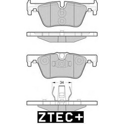 ΔΙΣΚΟΦΡΕΝΑ ZTEC+ BMW ΟΠΙΣΘ