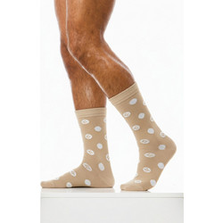 Modus Vivendi Polka Dot Ανδρικές Κάλτσες Μπεζ
