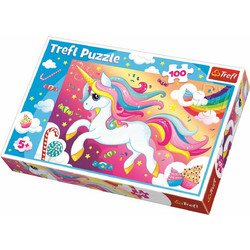 Παιδικό Puzzle Trefl Beautiful Unicorn 100 Κομμάτια