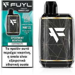 Fuyl Pod System 500mAh Starting Kit Spearmint Menthol 20mg 850 Puffs - Dinner Lady
