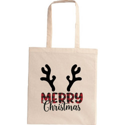 Τσάντα πολλαπλών χρήσεων με τύπωμα Merry Christmas
