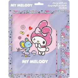 DIAKAKIS ΗΜΕΡΟΛΟΓΙΟ ΜΕ ΚΛΕΙΔΑΡΙΑ ΚΑΙ ΣΤΥΛΟ ΜΕ POM POM MY MELODY 490223