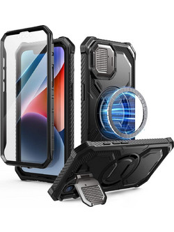 Θήκη iPhone 16e Supcase i-Blason Armorbox Mag Ανθεκτική με MagSafe Μεταλλικό Κάλυμμα για την Κάμερα - Black (843439157026) - 843439157026