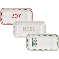 ΟΡΘΟΓΩΝΙΑ ΠΙΑΤΕΛΑ JOY-NOEL-HOHOHO 22X11ΕΚ