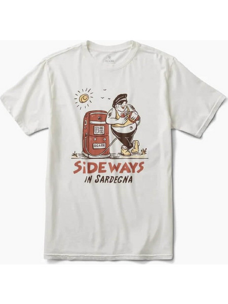 Roark Sideways In Sardegna Premium T-Shirt Ανδρικό - Off White (RT1232-WWH)