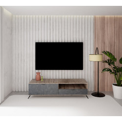 TV ECO-804 150cm σταχτί - μαύρη πέτρα