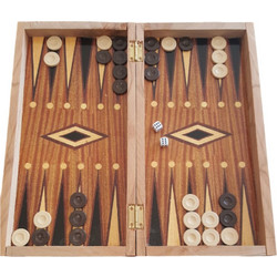 ToyMarkt Τάβλι Ξύλινο με Πούλια 30x30cm 8937