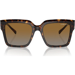 Vogue VO5553S W656T5 Γυναικεία Γυαλιά Ηλίου Τετράγωνα Κοκάλινα Ταρταρούγα με Καφέ Polarized Φακό
