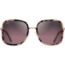 Maui Jim RS865 09 Γυναικεία Γυαλιά Ηλίου Oversized Μεταλλικά Ροζ με Καφέ Polarized Φακό