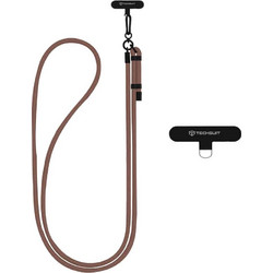 Techsuit - Ιμάντας Χιαστί - for Phones - Ρυθμιζόμενο - Coffee Bean (5949419272279)