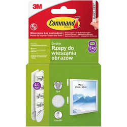 Ταινίες Command 17204 white 5.0 kgr. 8τεμ. 3M