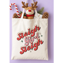 Τσάντα Χριστουγεννιάτικη Χιουμοριστική - Sleigh Girl Sleigh