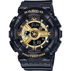 Casio Ανδρικό Ρολόι Χρονογράφος με Μαύρο Λουράκι BA-110X-1AER