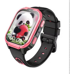 Smartwatch D55 - Ροζ κάσα / Μαύρο λουρί σιλικόνης