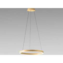 LUCE CRISEIDE-S/G-O Κρεμαστό Φωτιστικό Οροφής Μονόφωτο LED Χρυσό