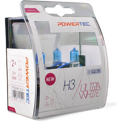 M-tech H3 Powertec Ultra White Αλογόνου 12V 55W 2τμχ