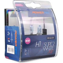 M-tech H1 Powertech Superwhite Αλογόνου 24V 70W 2τμχ