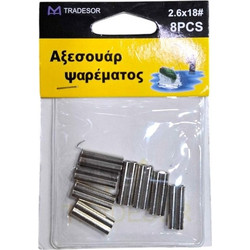 Συνδέσεις σύρματος διπλές - Clips - 2.6x18mm - 930574