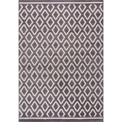 Beauty Home Πατάκι Vibe Art 9578 67x150 Lila White Λιλά Λευκό