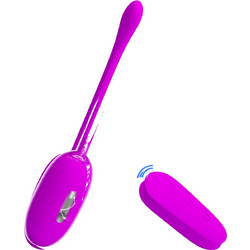Pretty Love Shock Fun Δονητής Egg για Ζευγάρια με Τηλεχειριστήριο 19cm Μωβ