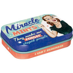 Nostalgic Μεταλλικό κουτάκι με μέντες Say it 50s - Miracle Mints 15gr