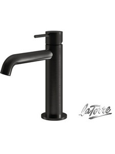 Μπαταρία Νιπτήρος ELLE 316 Black Brushed (PVD) 35004-411 LA TORRE