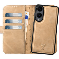 Rosso Elite Leather Wallet Magsafe Light Brown (Samsung Galaxy S25 Edge)