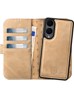 Rosso Elite Leather Wallet Magsafe Light Brown (Samsung Galaxy S25 Edge)